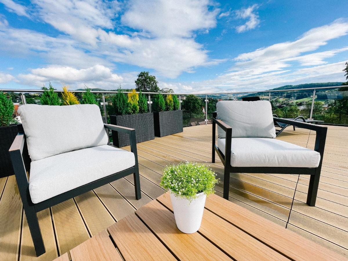 Penthouse Sloneczna Rapsodia - Blisko Parku Zdrojowego - Duzy Taras Na Dachu - Piekny Widok - Winda - Garaz Apartment Rabka Exterior photo