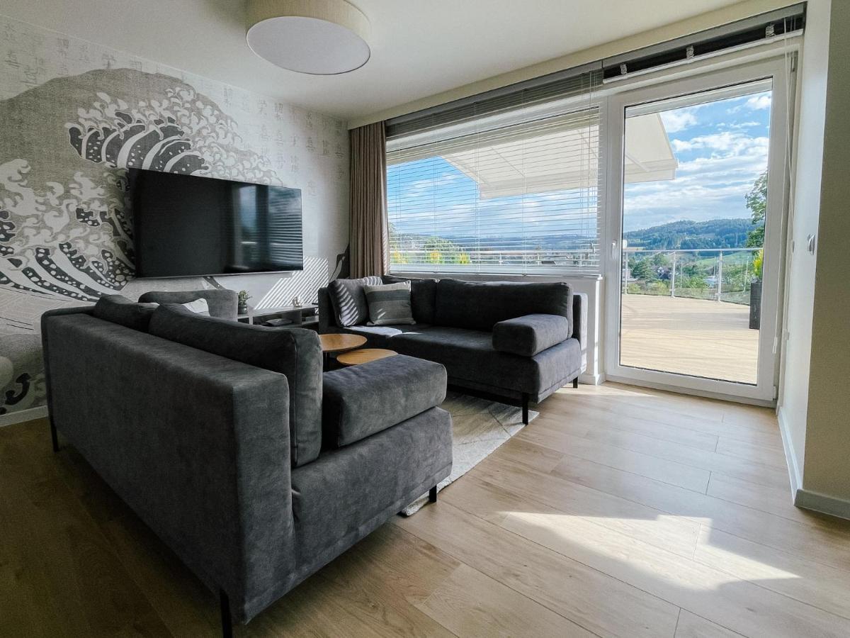 Penthouse Sloneczna Rapsodia - Blisko Parku Zdrojowego - Duzy Taras Na Dachu - Piekny Widok - Winda - Garaz Apartment Rabka Exterior photo